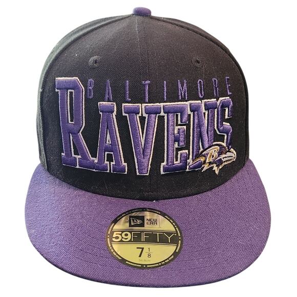 New Era Other - Baltimore Ravens 7 1/8 New Era 59FIFTY Fitted Hat‎ Cap